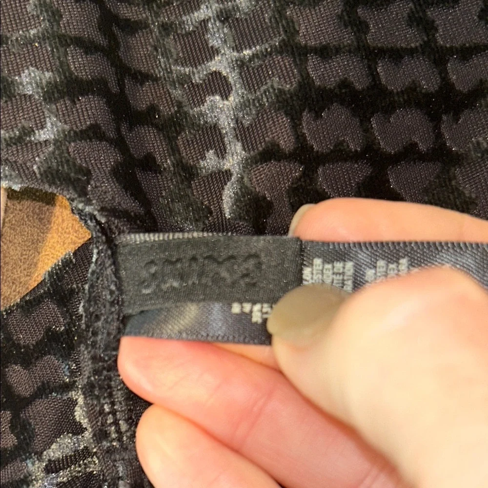 SKIMS Black Mesh Jumpsuit with keyhole back, built in gloves - Picture 13 of 15